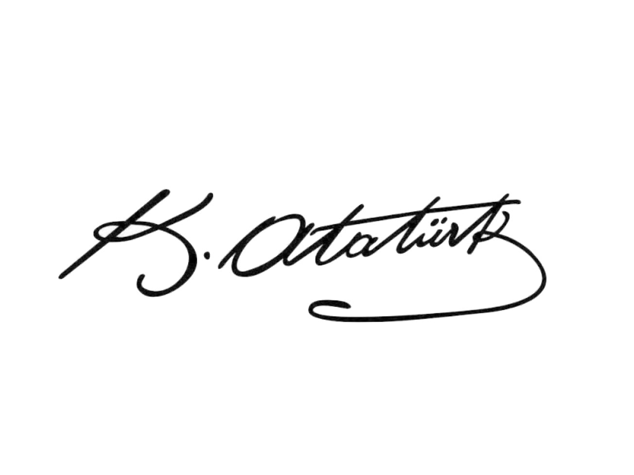 K.ATATÜRK SCHRIFT